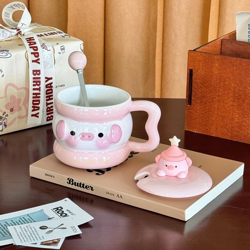 Abschlussgeschenk für Mädchen, Freundinnen, super süße Welpen, Keramiktassen, Kaffeetassen, Lehrer, Klassenkameraden, Souvenirs