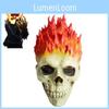 Pittura Facciale di Halloween Maschera Ghost Rider Maschera Teschio Dio dell'Auto Maschera Auto Guerra dell'Anima