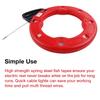 30M Nylon Professional Cable Puller, Fish Tape Reel Puller, 3MM Cable Fishing Tool, Portable Reel Conduit Duct Wire Pulling Tool