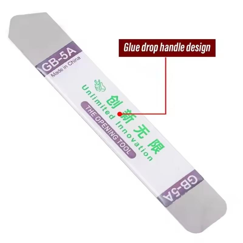 6/3/1Pcs Metal Flat Spudger Soft Thin Opening Pry Tools Mobile Phone Table Screen Stainless Steel Opener Blade for iPhone iPad