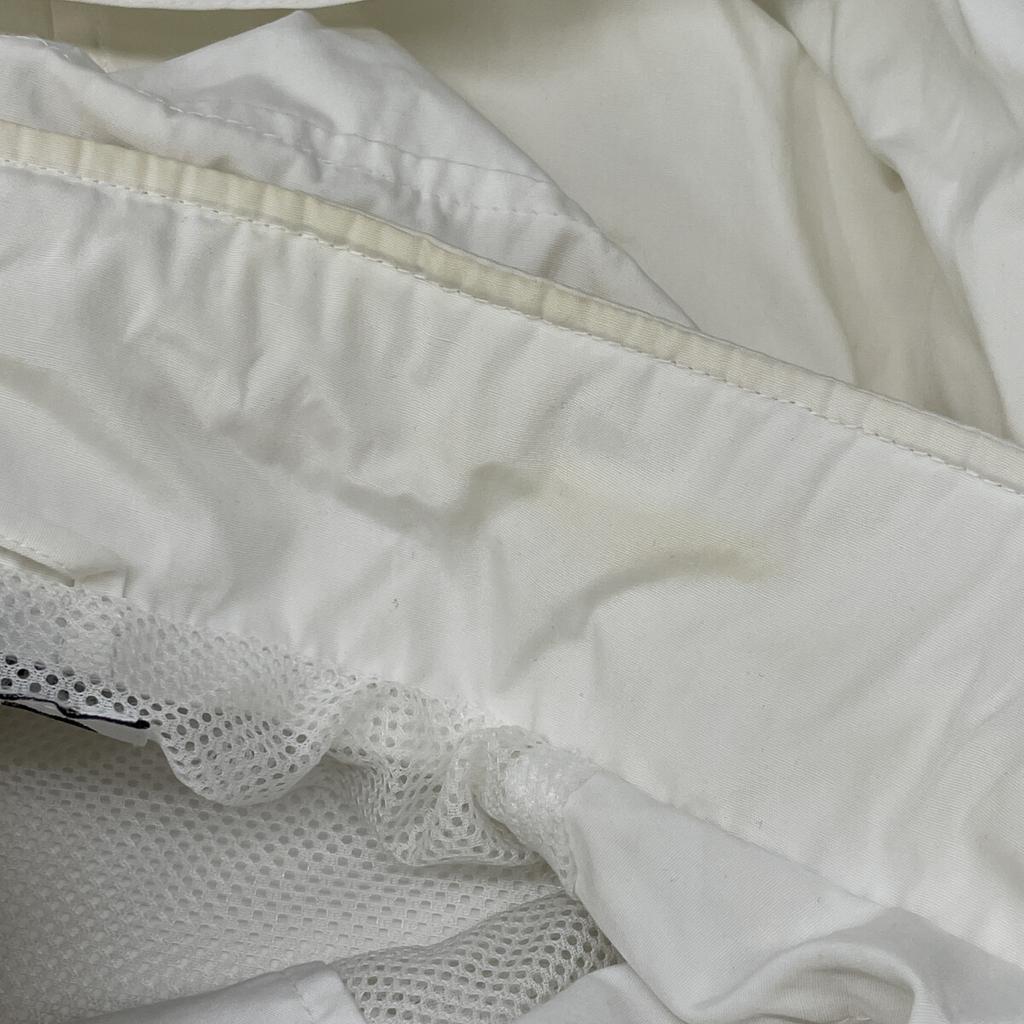 TIGHTBOOTH White Polycotton Oversized Nylon Jacket Jacket L whiteUsed