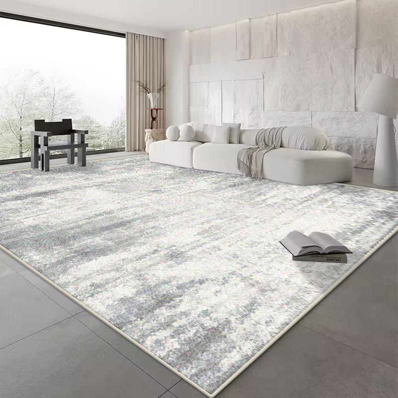 Nordic Abstract Carpet Living Room Light Luxury Decoration Sofa Coffee Tables Rug Bedroom Bedside Easy Clean Soft Mat Non-slip