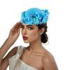 Retro Wedding Hat Cocktail Evening Dancing Party Arabic Stewardess Cap Church Cosplay Caps