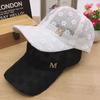 Fashion Casual Girls Women Hip Hop Korean Lace Mesh Hat Visors Cap Flower Baseball Cap