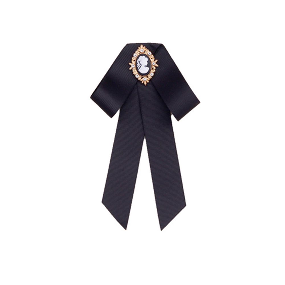 Shirt Multicolor Woman Bow Tie Brooch Bow Dress