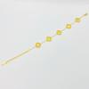 13mm Non-Fading Stainless Steel Four-Leaf Clover Bracelet for Women - Fresh Style