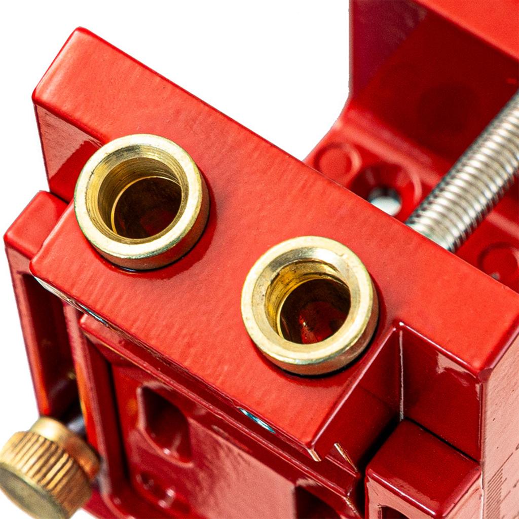 Pocket Hole Jig Kit Adjustable Angle Drill Guide with Screws Wood Plug Wrench for Woodworking
