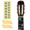Uxcell Guitar Fretboard Inlay Guitar Star Inlay for Musical and Acoustic Green Stickers, Stickers, Decals, Stickers, Guitars, Basses, Guitars, (13