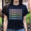 Gymnastics Unisex Shirt, Gymnast Tee Black S-2XL