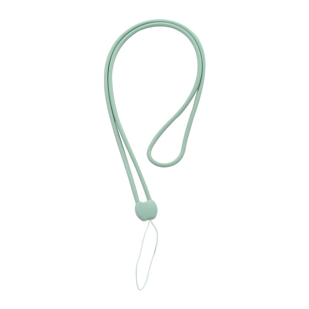 Silicone Anti Losing Rope Candy Color Phone Hanging Rope Working Card Keychain Mobile Phone Straps Badge Lanyard Long Rope