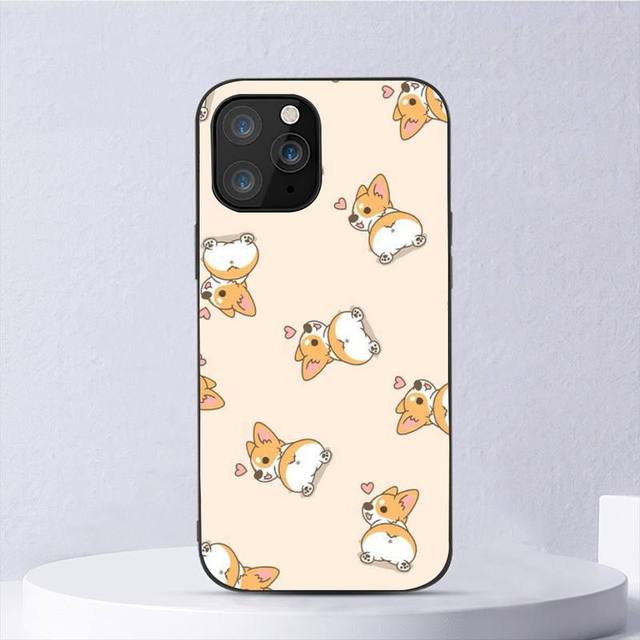 

Чехол для телефона с милым мультяшным корги для Iphone 11 12 Mini 13 14 Pro Xs Max X 8 7 6s Plus 5 Se Xr Shell iPhone12