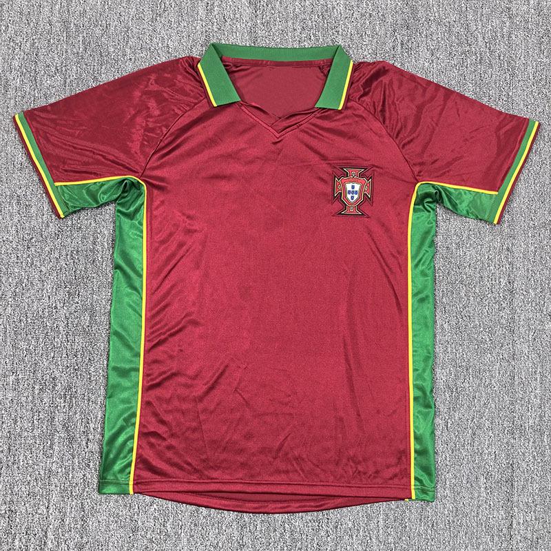 Retro 1998 Portugal Home Football Jersey - Fan Edition XL малиновый
