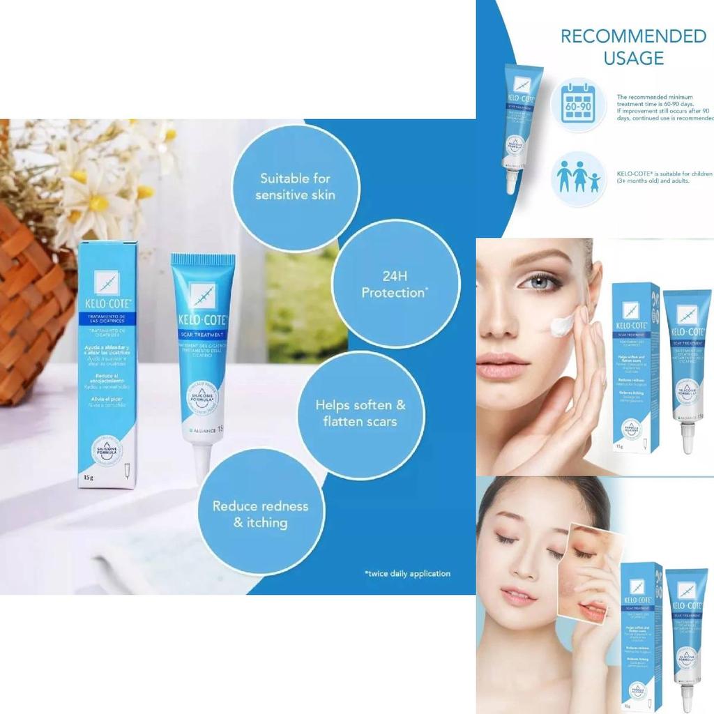 Pokročilý americký Bakelo Scar Gel 15 g Pro Efektivní Opravu Jizev A Hydrataci