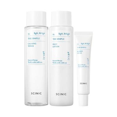 The Simple Toner 145ml + Lotion 145ml + Barrier Cream 40ml
