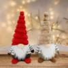 Christmas Gnomes Toy Figurine Plush Table Decoration for Holiday Gifting Dwarf Polyester Ornament for Tabletop Use