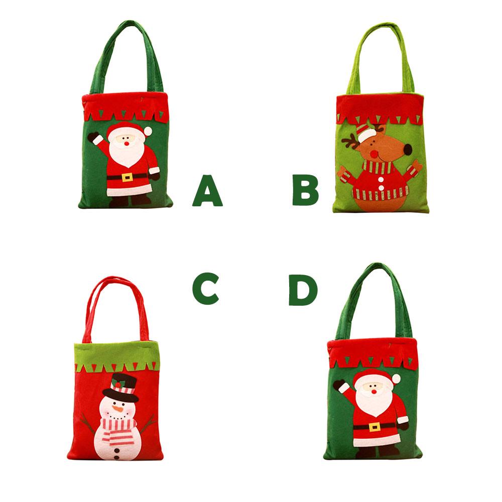 Christmas Candy Bag Snowmen Gift Children Party Storage