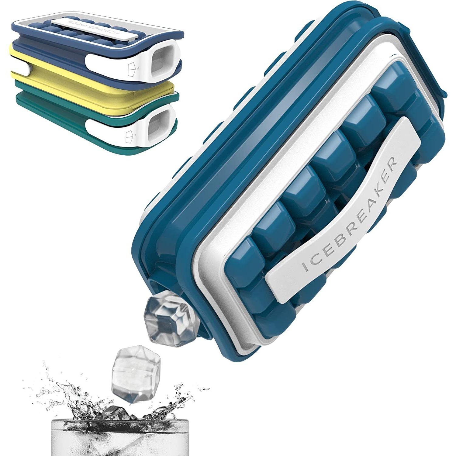 

Санитарный лоток для льда для морозильной камеры. Разберите этот лоток для кубиков льда с крышкой для легкой очистки. Устройство для изготовления кубиков льда позволяет приготовить 18 кубиков льда.