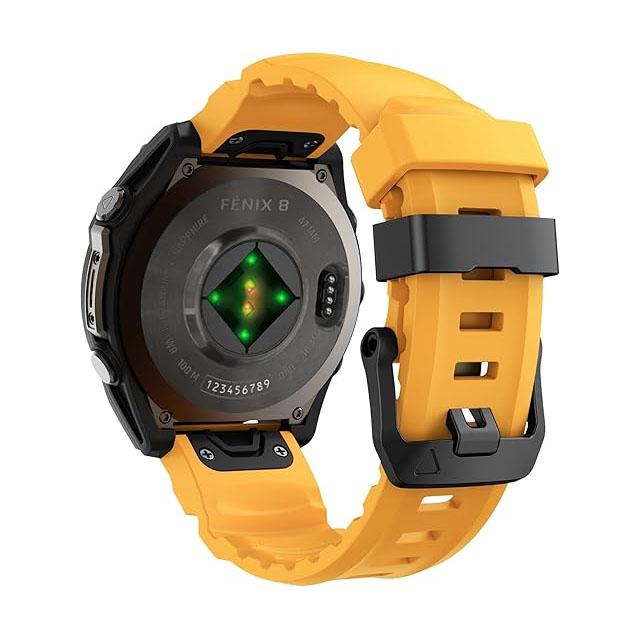

Band for Garmin Fenix 8/Fenix 6 7 5 E Vivoactive 47mm 42mm 22mm 26mm Sport Watch bracelet correa for Garmin Forerunner Strap Quick Fit 22mm жёлтый