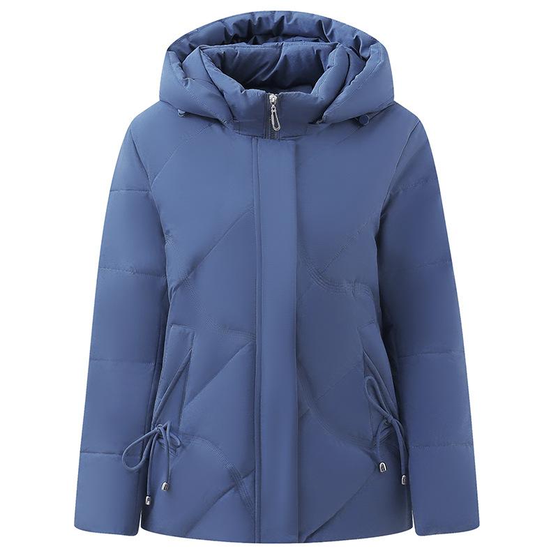 Genuine down jackets for mothers in winter, new middle-aged and elderly short styles, thickened warm white duck down, and thick foreign gas jackets.