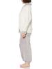 Gunze CI Comme CA Ivory Long Sleeve and Pants with Boa Fabric Women's Loungewear,