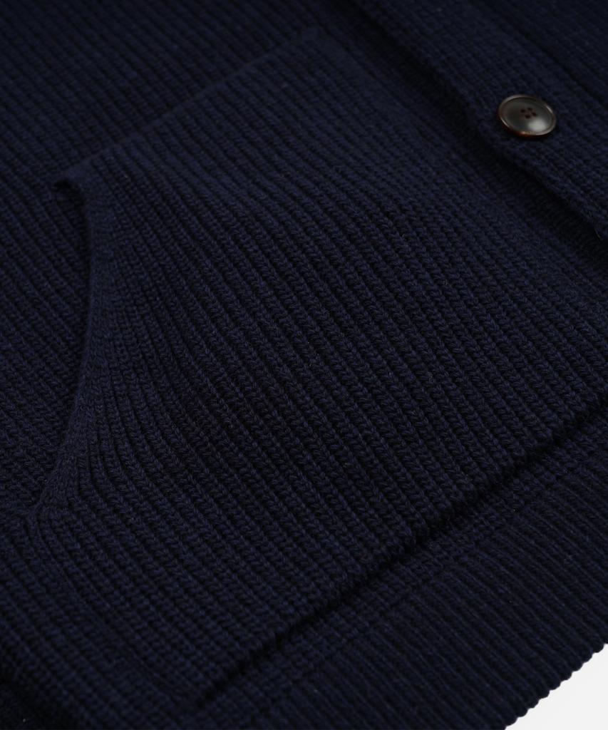 Frizmworks Ultra Heavyweight Collar Cardigan _ Navy