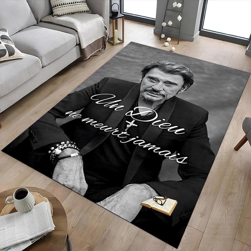 1pc God never dies. Home Office, Durable Polyester Floor Mat with Easy, Office Decor, Urban Style, Nonslip Backing