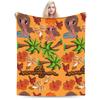 Karol G Tropicoqueta Blankets Quality Warm Soft Throw Blanket Winter Girls Boys Bedroom Pattern Bedspread