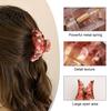Elastic Metal Core Hair Clip Claw for Women, Crescent Moon Shape Clip, Gradient Color Back Smooth Edge Head Claw, Versatile Accessory Long Short Daily