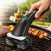 2-Speed Settings Electric Grill Brush Removable Head Rechargeable Rotating Barbecue Brush Wireless Heavy Grease Removal