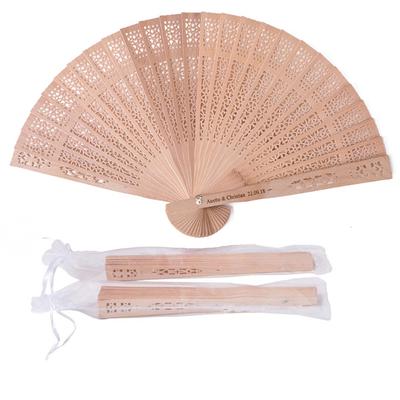 Wooden Hand Fan Wedding Favors Sandalwood Hand Fans Wedding Decor Folding Fans