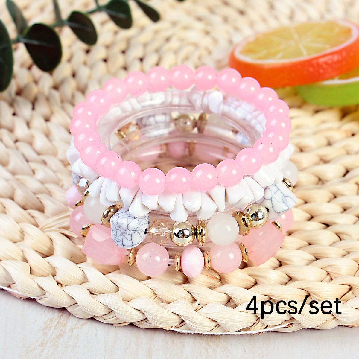 JYL TS Bracelet Bohemian  Life Tree Style Enhances Growth And Prosperity Pink