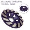 4" 100mm 1Pc Diamond Grinding Wheel Disc Bowl Shape Cup Concrete Granite Stone Ceramic Cutting Piece Power Tools