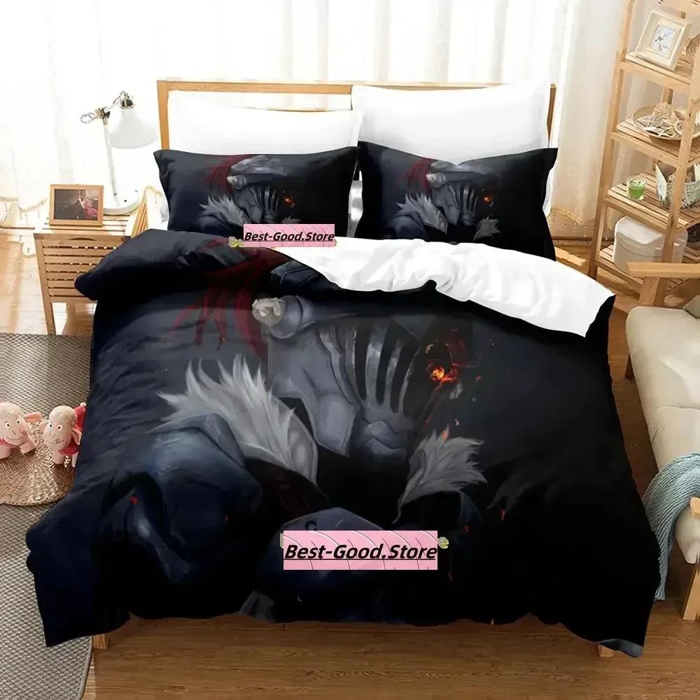 New Goblin Slayer Beding Set Single Twin Printed Bed Linen Set With Pilowcase Bed Soft Duvet Cover Single Double Quen Super King-Sized Dimensionsd