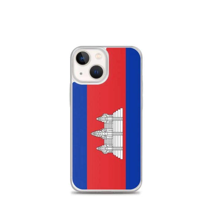 Coque Télephone Drapeau Cambodge - iPhone 13 mini