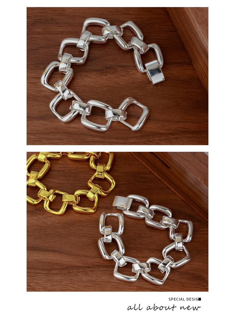 Trendy Retro French Heavy Industry Women's Bracelet - Niche Versatile Style