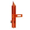 Scribing Ruler 4 Sided Scale Double Ended Magnetic Woodworking Marking Tool with Limit