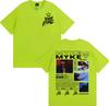 Rapper Myke Towers Graphic Printed T-shirts for Men Harajuku Hip Hop Oversized T Shirt Unisex Summer Cotton Short Sleeve T-shirt