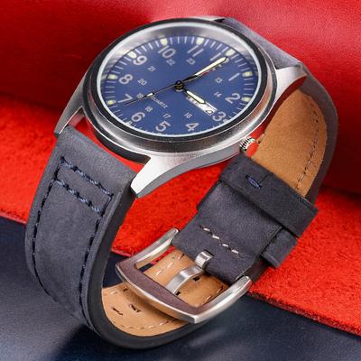 Uhrenarmband aus echtem Leder, Uhrenarmband mit Schnellverschluss, Vintage-Uhrenarmband mit Metallschnalle, Armband, Gürtelzubehör, 18 mm, 20 mm, 22 mm, 24 mm