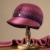 New knitted hat women's middle-aged and old autumn and winter versatile fashion mother rabbit wool basin hat fleece thickened warm hat