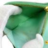 BOTTEGAVENETA leather cassette Bifold Wallet green leather Used