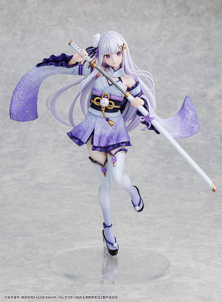 Kadokawa [KADOKAWA] Kdcolle Re:ZERO -Starting Life in Another World- Emilia Battle Costume Ver. 17 Scale Plastic Pre-painted Finished Product