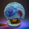 Mushroom Table Lamp Colored Mushroom Shape Night Light Resin Bedside Lamp Desk Reading Lamp for Kids Room Living Room