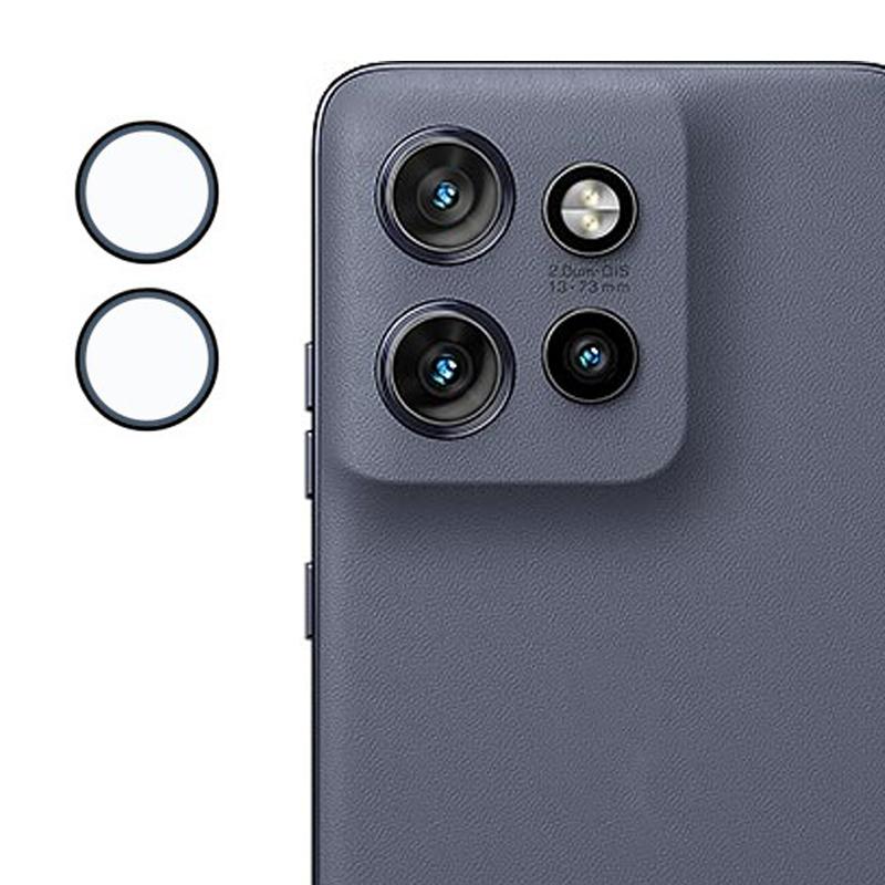 Camera Lens Protector for Motorola Edge 50 Neo 5G HD Clear Film with Metal Frame