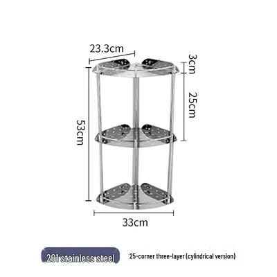 OIMG Stainless Steel Bathroom Corner Shelf