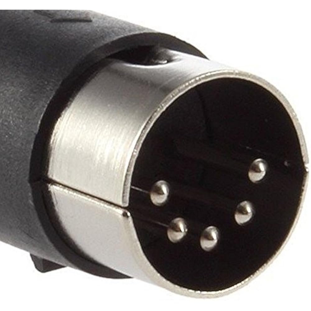 Roland Roland MIDI Cable RMIDI-B3, 1 M Long, Black Series, High Density Spiral Construction To Pr...