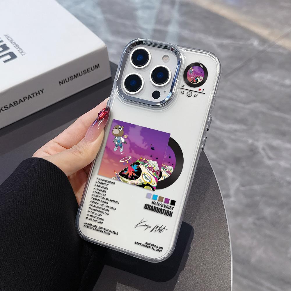 

Чохол для телефону з гарячим альбомом репера Каньє Веста для iPhone 17 Air 16 e 15 14 13 12 11 Pro Max Plus SE 2020 2022 М який чохол iPhone Air