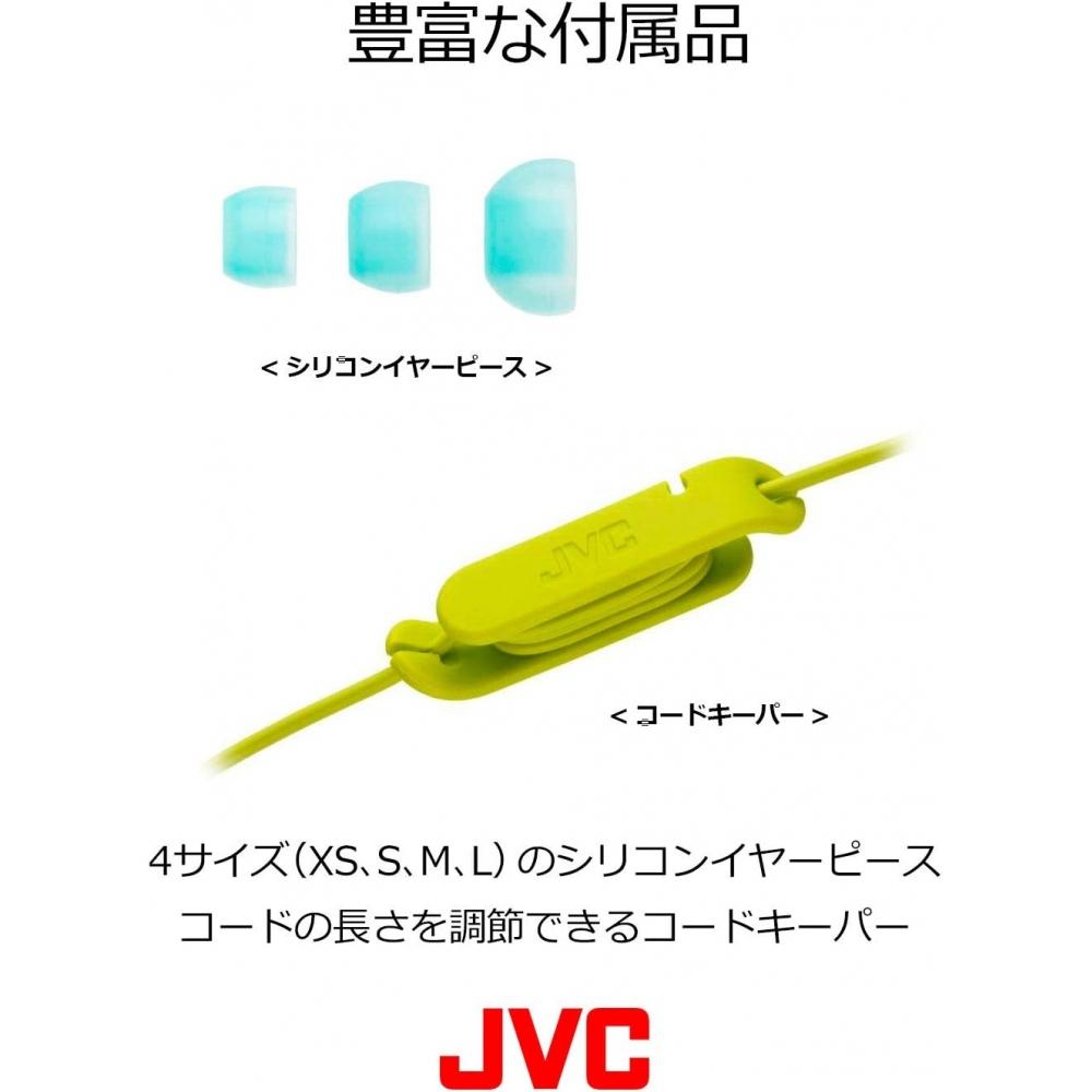 JVCKENWOOD Jvc Ha Fx26 Z Wired Canal Earphones Light Blue Light Blue
