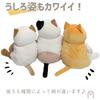 Shinada Global Mochi Series Mochi Cat Plush Toy Black Medium 14x14x22cm Animal MONE-0230B