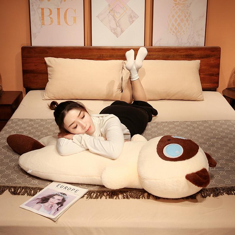 65cm Long Kawaii Big Eyes Cat Plush Toys Sleeping Pillow Soft Cartoon Stuffed Animal Cat Doll Kids Children Gift Home Decor