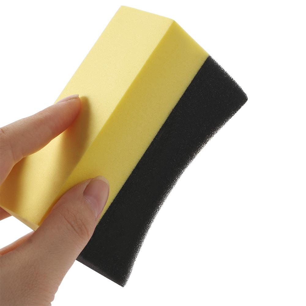 Car Cleaning Sponge U-Shape Tire Contour Pads Polishing Sponge Cleaning Sponge Tyre Cleaning Sponge